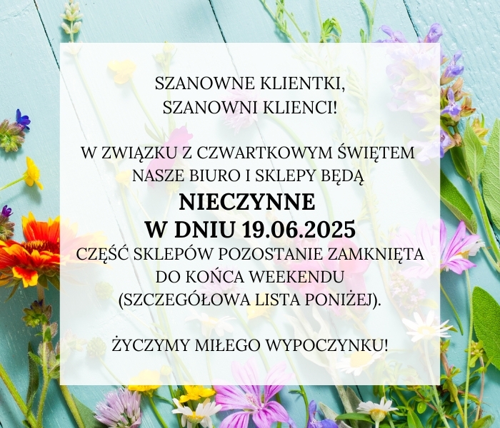 Perukarnie Rokoko - dostępność w długi weekend po 19.06