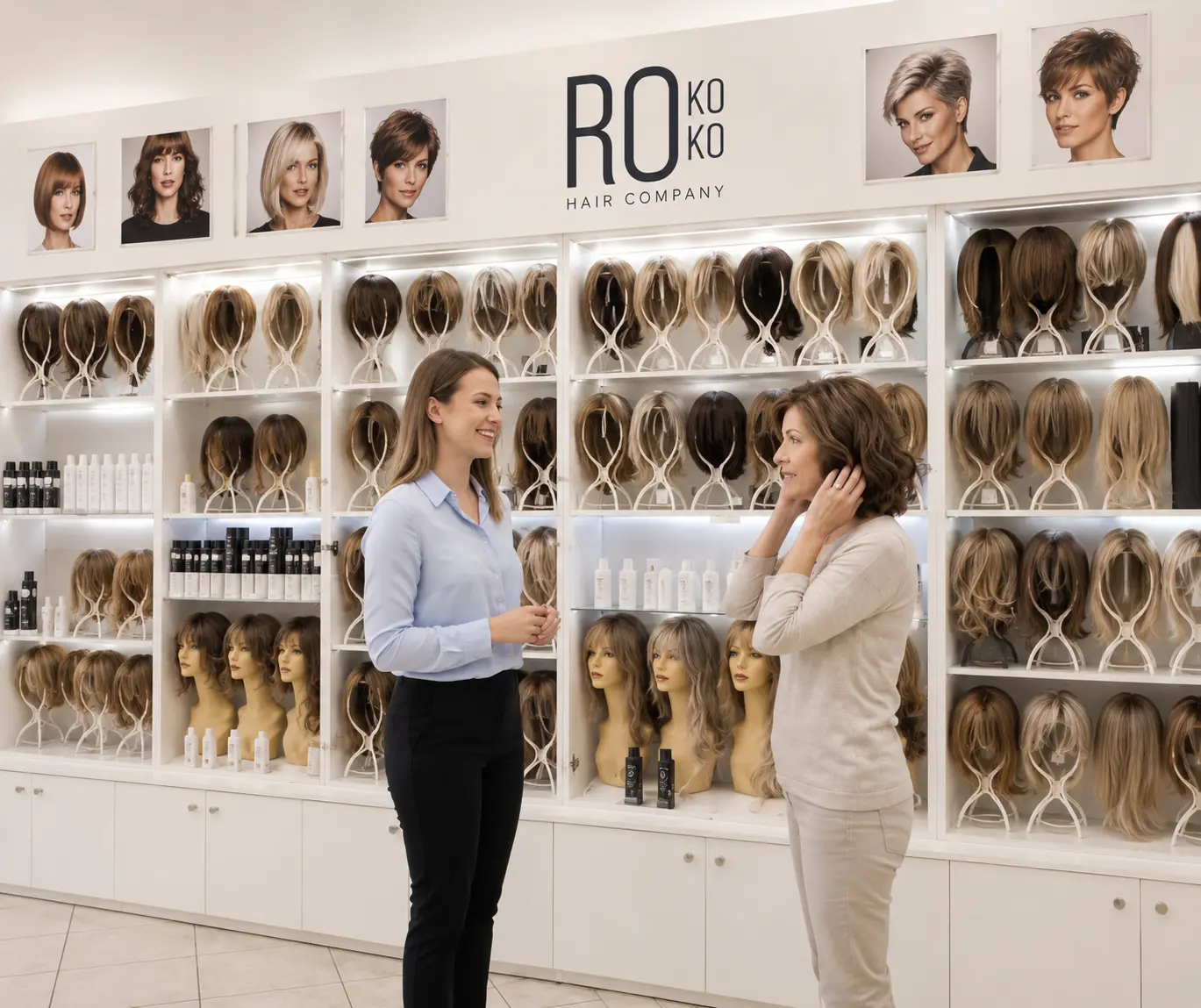 Salon z&nbsp;perukami Rokoko